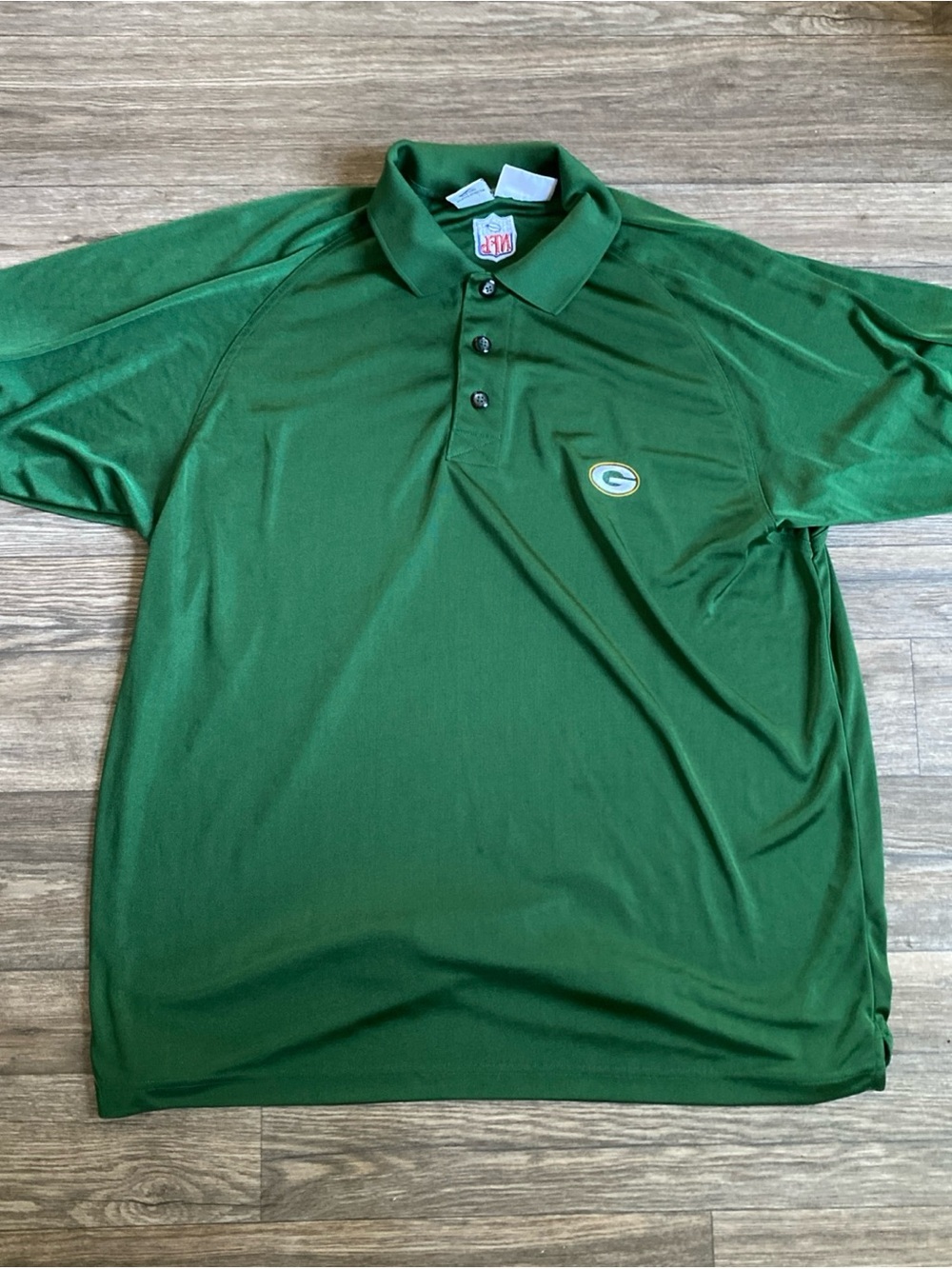 Vintage Green Bay Packers Polo Shirt with Team Logo